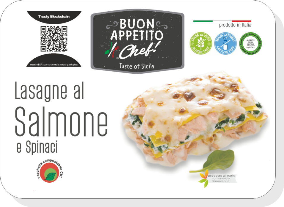 Lasagne Salmone e spinaci